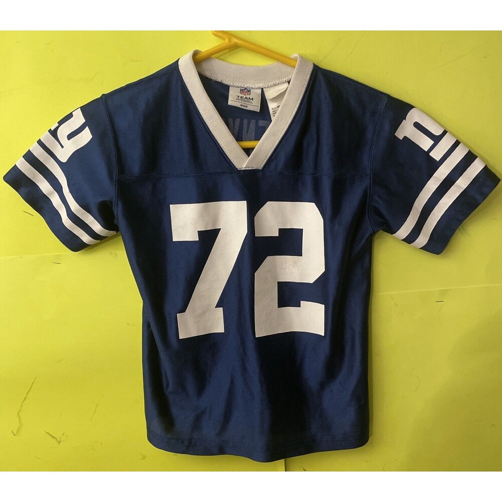 New York Giants Osi Umenyiora #72 Boys Medium Blue NFL Football Jersey – Youth S